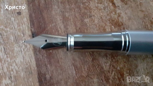 писалка Пеликан Peliкan сребрист метал в кутия, снимка 7 - Ученически пособия, канцеларски материали - 44041599