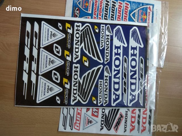 Лепенки стикери за мотоциклет скутер Хонда, снимка 2 - Аксесоари и консумативи - 12827708
