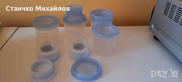 Продавам механична помпа на Philips AVENT +подарък силиконови зърна на AVENT, снимка 2 - Помпи за кърма - 33128037