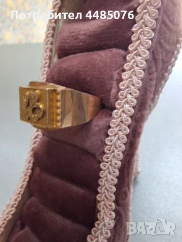 ЗЛАТЕН МЪЖКИ ПРЪСТЕН 14К . 3.21ГР. 385ЛВ, снимка 2 - Пръстени - 50857187