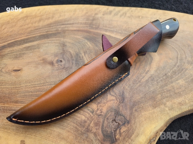 Ловен нож дамаска стомана,LN427, снимка 9 - Ножове - 52492194