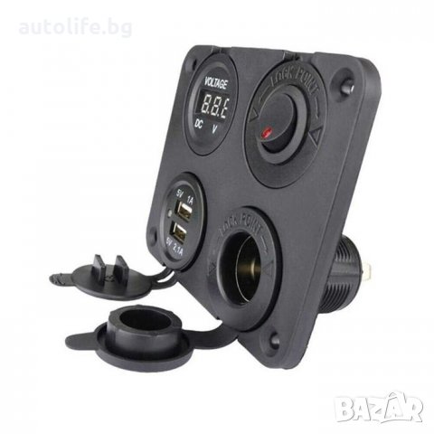 Разклонител за Запалка Волтметър и 2x USB за камиони, лодки, АТВ..., снимка 6 - Аксесоари и консумативи - 34968137
