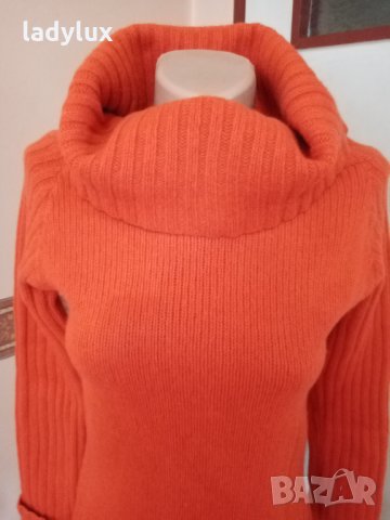 TexTon, Вълнена Блуза с Голяма Шал Яка, Размер S. Код 1493, снимка 5 - Блузи с дълъг ръкав и пуловери - 35527222