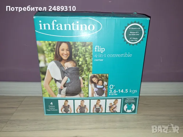 Продавам  ортопедична  раница тип кенгуру