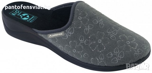 Дамски чехли ADANEX сив принт 36/41