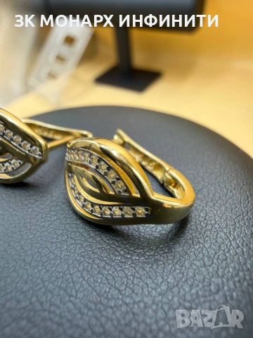 Златни обеци /585/, снимка 2 - Обеци - 53489636