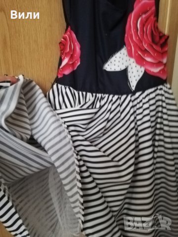 Рокля с чантичка, снимка 7 - Детски рокли и поли - 28849351