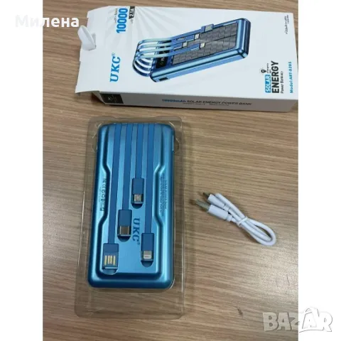 8285 ВЪНШНА БАТЕРИЯ POWERBANK 10 000MAH G258, снимка 4 - Друга електроника - 49791469