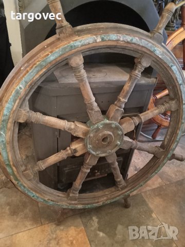 оригинален голям корабен щурвал,рул 