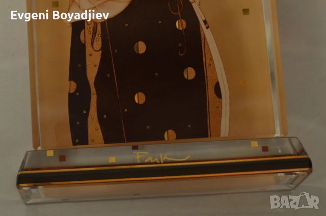 Оригинален настолен часовник, стил "ар нуво" Goebel, снимка 3 - Луксозни - 52490896