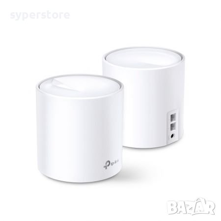 Удължител на интернет обхват TP-Link Deco X20 AX1800 2-pack Mesh Wi-Fi 6 система за целия дом , снимка 1 - Рутери - 38366403