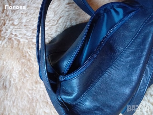 Уникална маркова раничка от естествена кожа , снимка 6 - Раници - 43568375