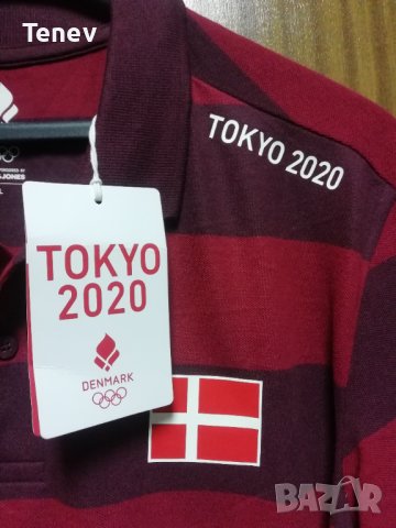 Jack & Jones Denmark Tokyo 2020 Olympics нова оригинална тениска Дания Токио 2020 L , снимка 3 - Тениски - 43751096