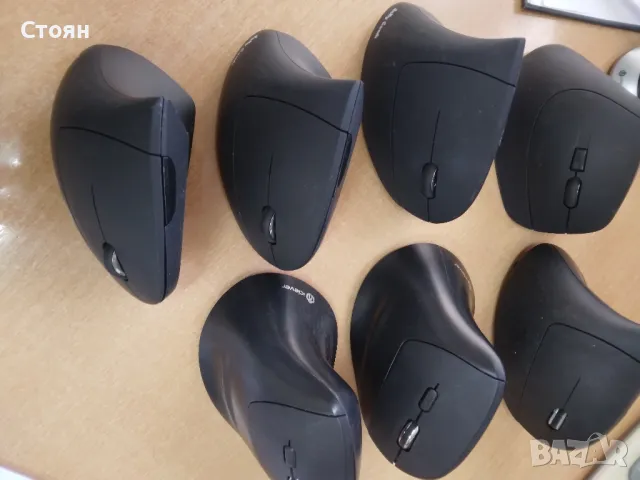 Безжична вертикална мишка за дясна ръка