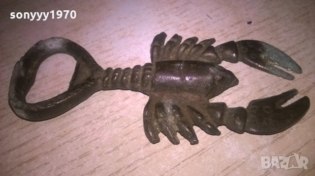 СКОРПИОН-АНТИКА-РЕТРО ОТВАРАчКА-10Х5СМ, снимка 9 - Колекции - 27638395
