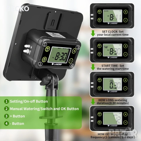 Соларна система за капково , снимка 12 - Соларни лампи - 53393395