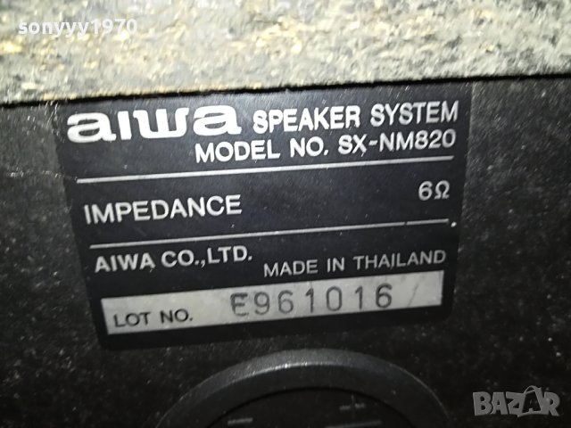 AIWA-2БР ТОНКОЛОНИ ВНОС SWISS 2505231739L, снимка 18 - Тонколони - 40822539