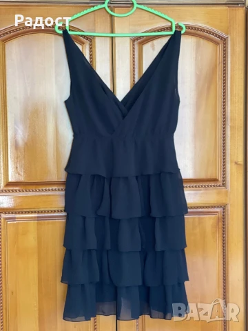 Ефирна черна рокля, снимка 2 - Рокли - 50799208