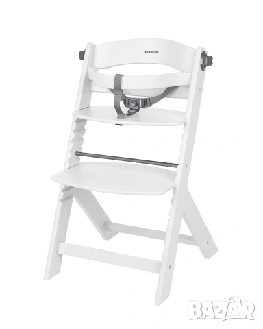 Дървен стол за храненe Nordy White С БЕЗПЛАТНА ДОСТАВКА 