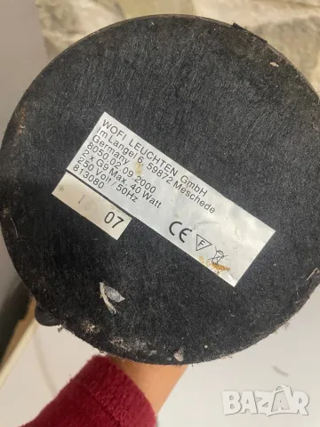 Метална лампа, снимка 3 - Настолни лампи - 47678757