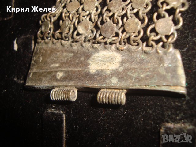 18 ВЕК СРЕБЪРНА САЧАНЕНА КУЮМДЖИЙСКА МАЙСТОРСКА ИЗРАБОТКА ЖИВАЧНА ПОЗЛАТА ОРНАМЕНТИКА с ЩИФТ 5076, снимка 15 - Антикварни и старинни предмети - 33215561