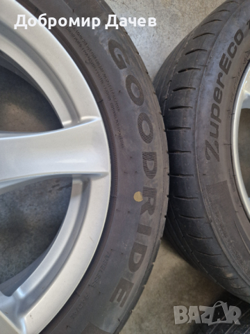 Джанти BORBET 6Jx16H2 ET 48 +летни гуми GOODRIDE ZuperEco 205/55 R16, снимка 2 - Гуми и джанти - 44932594