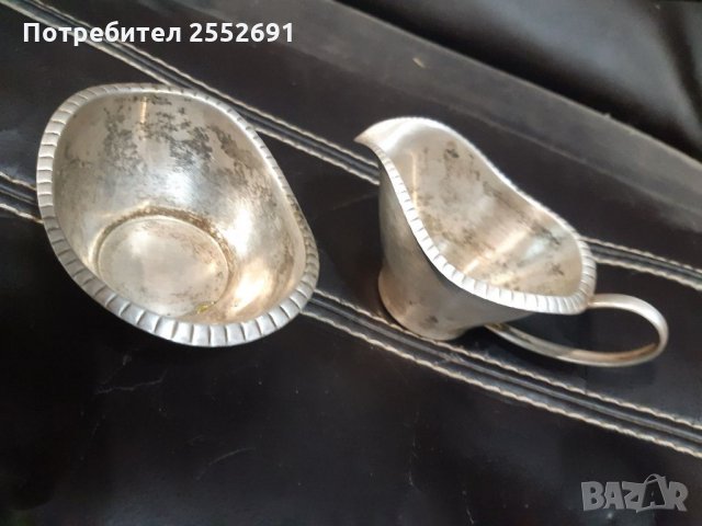 Посребрени съдчета, снимка 4 - Антикварни и старинни предмети - 35138528