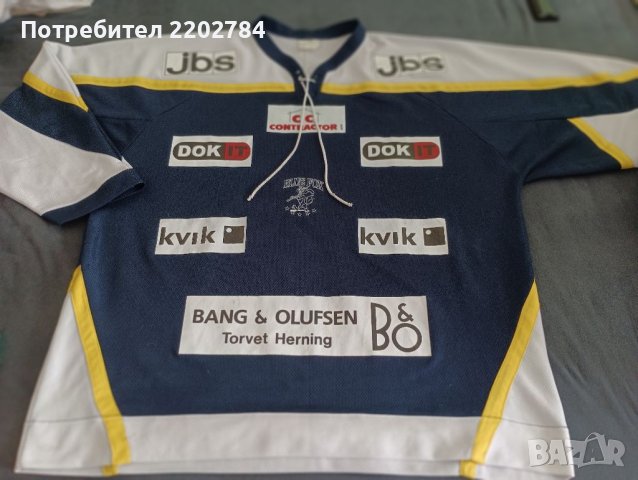 Хокей тениска,джърси, hockey Blue fox, снимка 1 - Фен артикули - 38241494