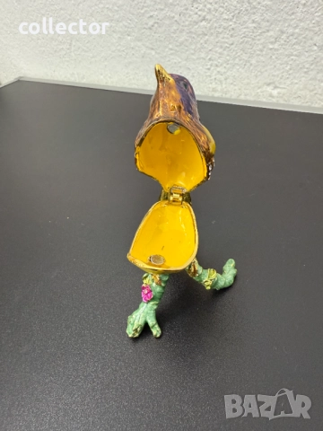 Метална кутийка за бижута с емайл. №7410, снимка 8 - Колекции - 51904808