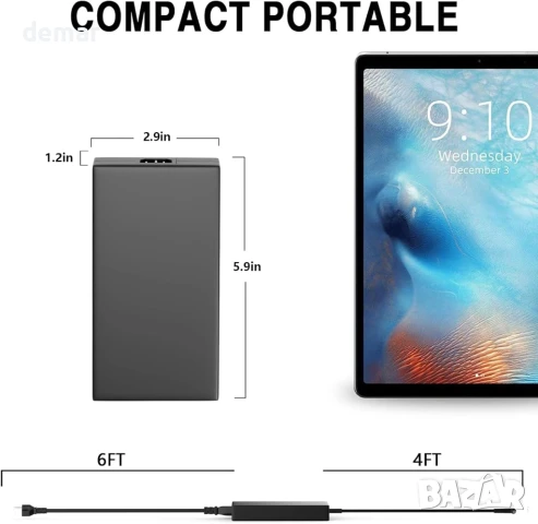 240W зарядно за лаптоп Alienware за Dell, снимка 2 - Друга електроника - 51159220