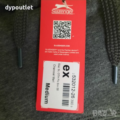 Slazenger SL OTH FLC - Мъжки суичър, тъмно сиво, размери - M и XL ., снимка 6 - Суичъри - 39543647
