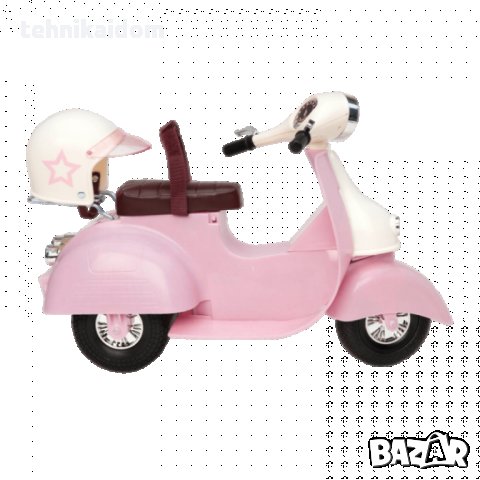 Детско моторче+каска за кукли Batat внос от Германия, снимка 6 - Кукли - 34932931