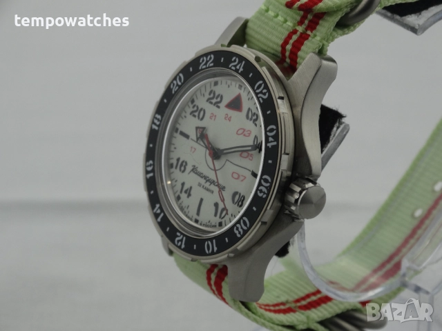 ВОСТОК КОМАНДИРСКИЕ АВТОМАТИЧЕН- 24 часа- FULL LUME ref: 18011Б, снимка 15 - Мъжки - 52326966