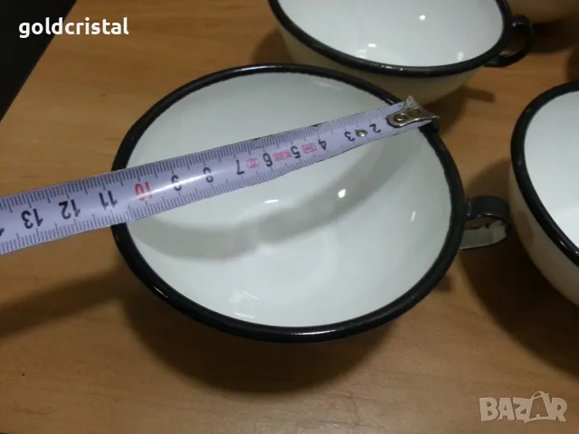 ретро метални емайлирани чаши , снимка 5 - Антикварни и старинни предмети - 47389485