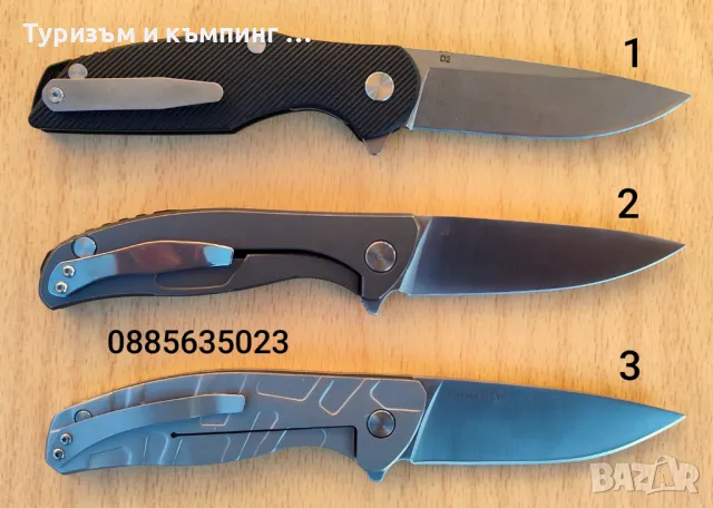 Сгъваем нож SHIROGOROV / 3 модела /, снимка 2 - Ножове - 37290909