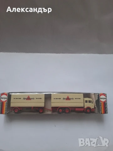 Ретро камионче Mercedes-Benz Apollinaris Herpa H0 1:87.