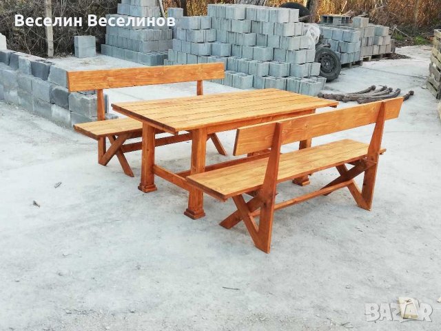 Баварски маси и пейки, снимка 11 - Градински мебели, декорация  - 24211985