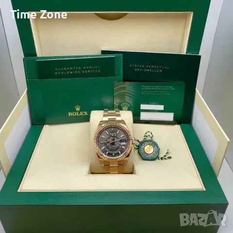 Rolex Sky-Dweller 42mm Everose Gold Dark Rhodium Dial Automatic Различни Варианти, снимка 2 - Мъжки - 48183537