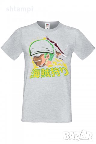 Мъжка тениска _One Piece Roronoa Zoro 02,Анимация,игра,Празник,Повод,, снимка 5 - Тениски - 38122254