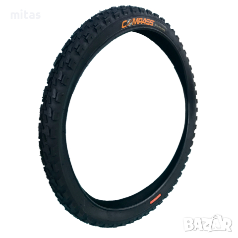Външна гума за велосипед COMPASS (26 х 2.30) Защита от спукване - 4мм, снимка 5 - Части за велосипеди - 26319176