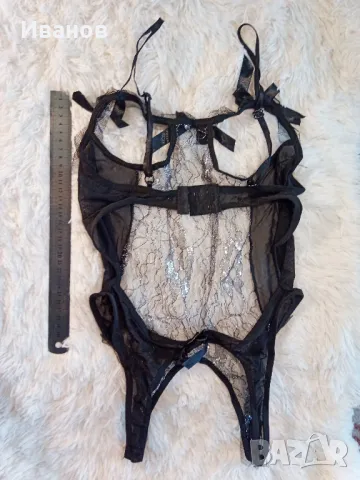 Еротично боди с отворено дъно, снимка 5 - Бельо - 49505286