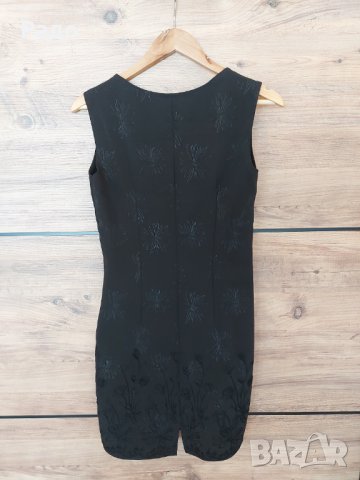 Нови малки ефирни рокли 3 броя черни и синя размер S памук ITALY, снимка 9 - Рокли - 39646124
