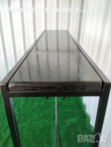 маси от дърво и метал ръчна изработка , снимка 6 - Маси - 50287681