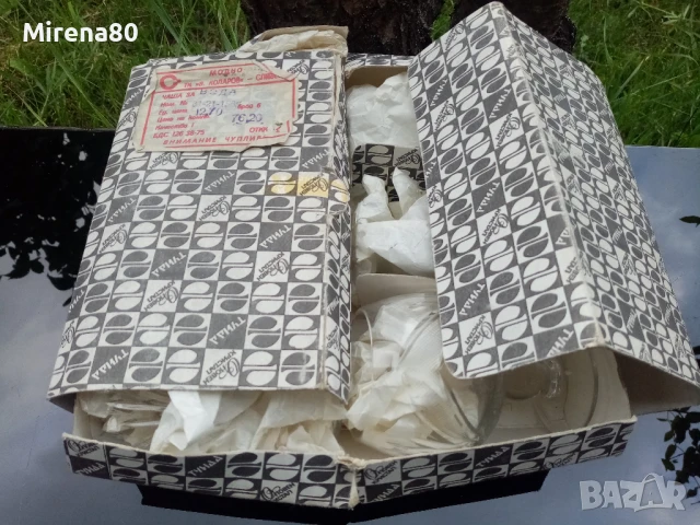 * РАМОНА * - кристален сервиз за коняк - НОВ !, снимка 1