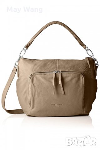 Дамска чанта Liebeskind, Естествена кожа, Бежов, 40*28см, Като нова, снимка 4 - Чанти - 32842034