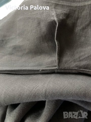 Хубав ленен панталон,интересен модел, снимка 16 - Панталони - 28821715