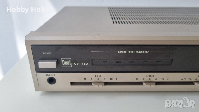 Стерео усилвател DUAL CV 1180, снимка 3 - Ресийвъри, усилватели, смесителни пултове - 44909549