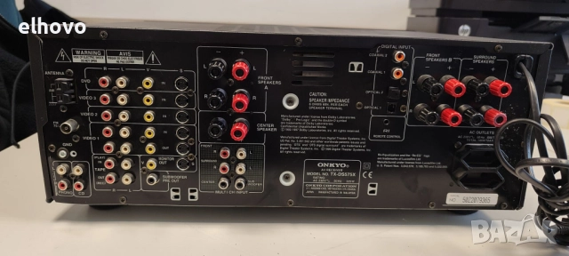 Ресивър Onkyo TX-DS575X, снимка 9 - Ресийвъри, усилватели, смесителни пултове - 52465815