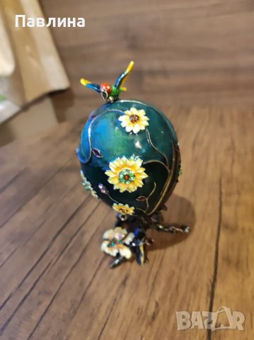 Метална бижутерка яйце , снимка 3 - Декорация за дома - 43798749
