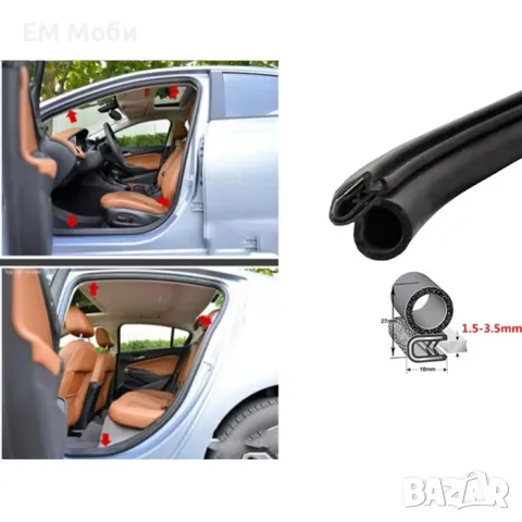 Гумено уплътнение за врата/врати на автомобил бус кола, снимка 5 - Аксесоари и консумативи - 47630516